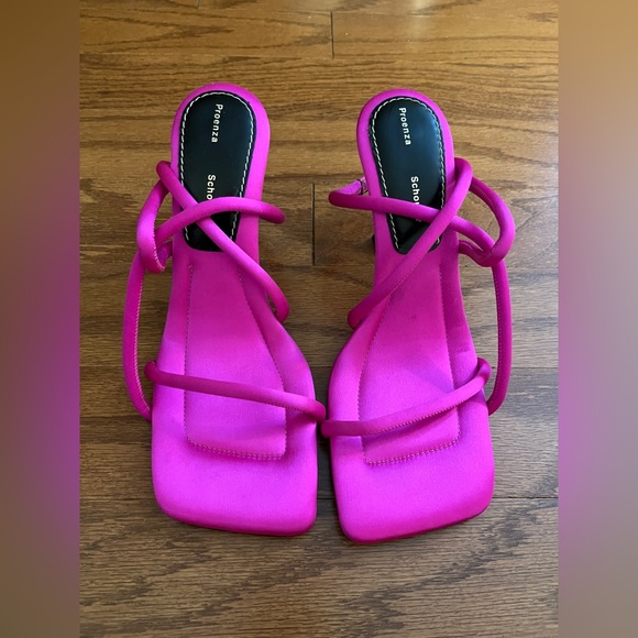 Proenza Schouler Shoes - NWOT Proenza Schouler Square Strappy 90mm Sandals in Fuchsia - 8US/38EU